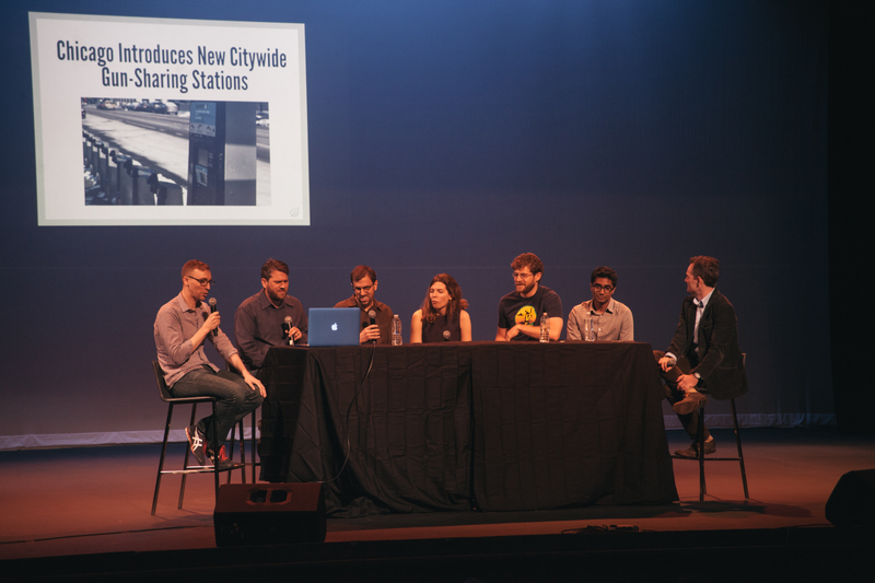 The Onion staff and Kyle Ryan, The Athenaeum Theatre